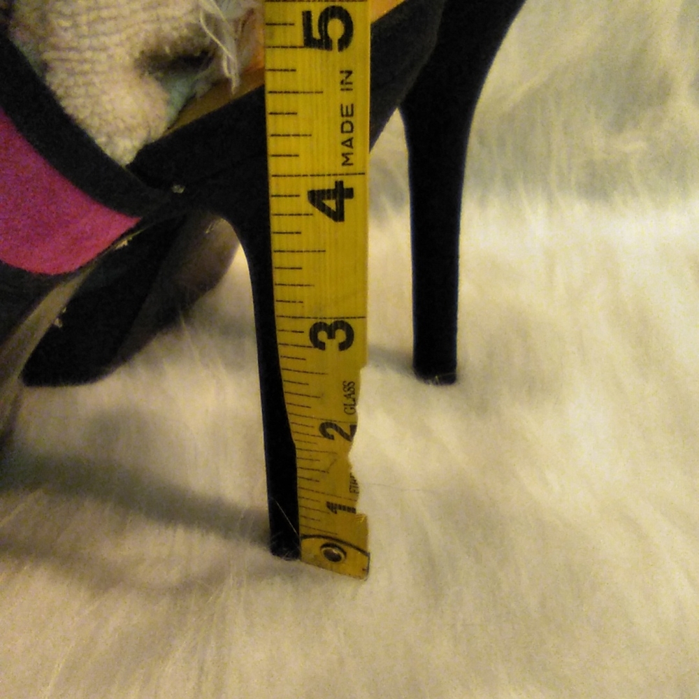 Nine West Color Block Heels Size 8 1/2 - image 4